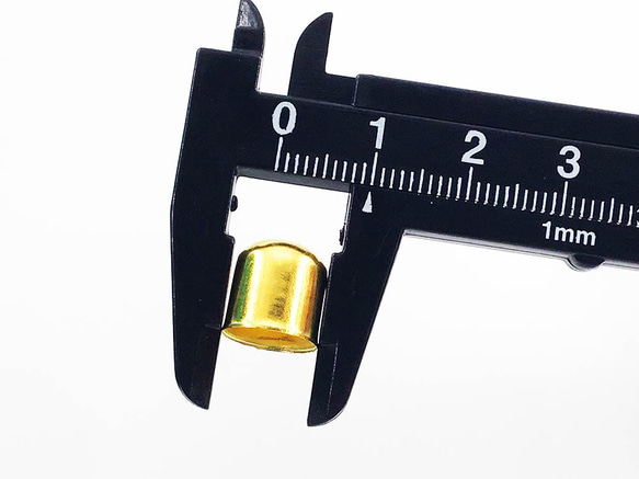 送料無料　カツラ　ゴールド　30個　10x10　カン無し　エンドパーツ　留め具　紐留め　金具　AP0968 3枚目の画像