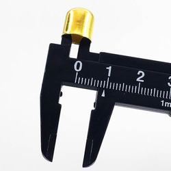 送料無料　カツラ　ゴールド　30個　10x10　カン無し　エンドパーツ　留め具　紐留め　金具　AP0968 5枚目の画像