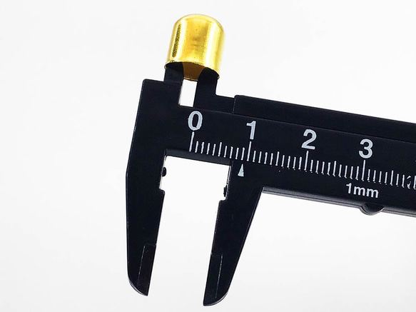 送料無料　カツラ　ゴールド　30個　10x10　カン無し　エンドパーツ　留め具　紐留め　金具　AP0968 5枚目の画像