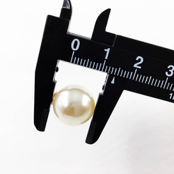 送料無料　パールキャッチ　プラ　14mm　20個　ホワイト　ピアスキャッチ　ピアス金具　アクセサリー　AP1074 3枚目の画像