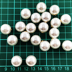 送料無料　パールキャッチ　プラ　16mm　20個　ホワイト　ピアスキャッチ　ピアス金具　アクセサリー　AP1075 5枚目の画像