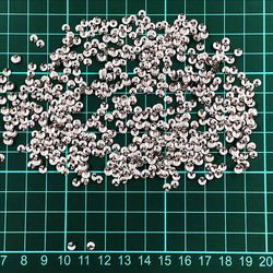 送料無料　ビーズキャップ　4mm　シルバー　1000個　座金　花座　スペーサー　キャップ　アクセサリー 金具AP1268 6枚目の画像