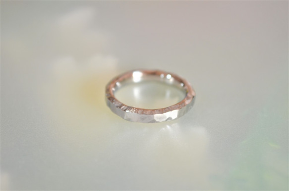 titanium ring・チタンリング・シルバーロック・１１・５号 2枚目の画像