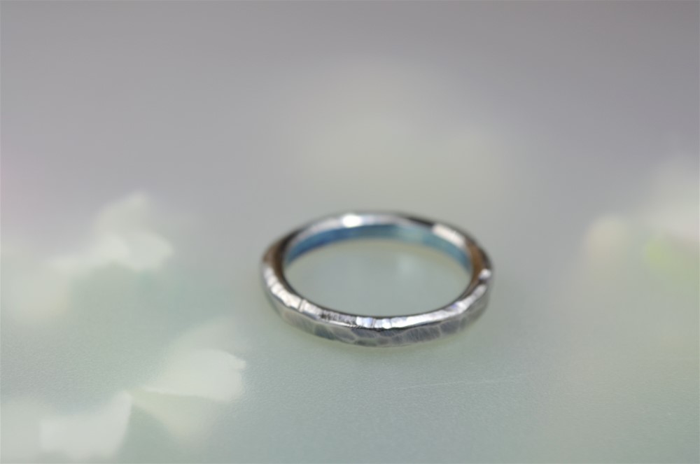 チタンリング「シルバー・ロック」18号