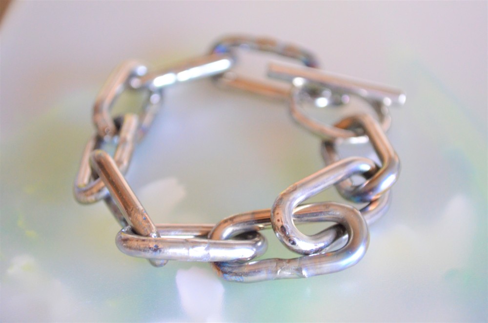 チタンチェーンブレスレット・受注生産