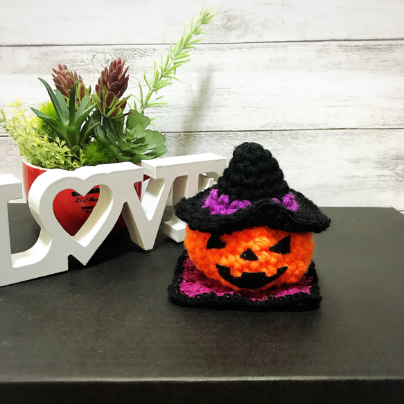 ハロウィン♡編みぐるみジャックオランタン あみぐるみ AMIAMI