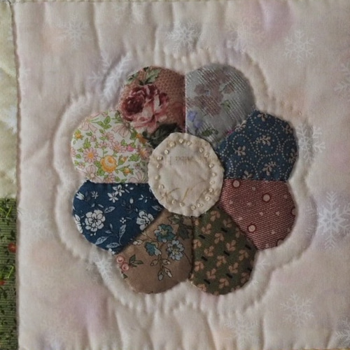 すーちゃん&ドレスデンのアップリケキルト タペストリー・壁掛け