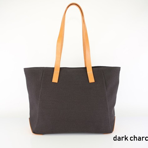 日本最古の帆布 松右衛門帆 Combi tote Dark charcoal トート