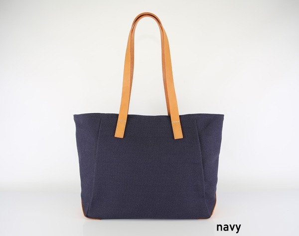日本最古の帆布　松右衛門帆　Combi tote　navy