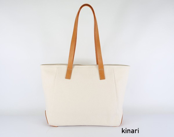 日本最古の帆布　松右衛門帆　Combi tote　kinari 1枚目の画像