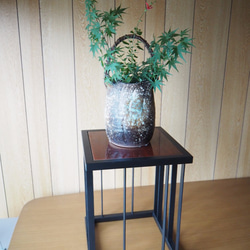 サイドテーブル　（鉄、木材）【受注製作】 7枚目の画像