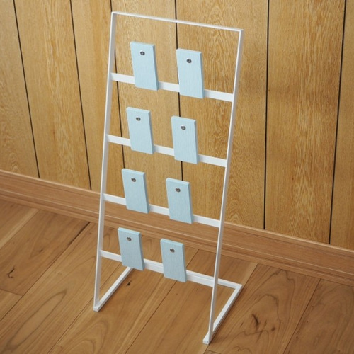 珪藻土スリッパラック（ホワイト） 靴箱・下駄箱・シューズラック