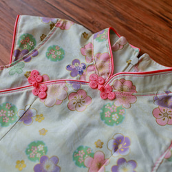 櫻花白小旗袍 2歲～5歲 第1張的照片