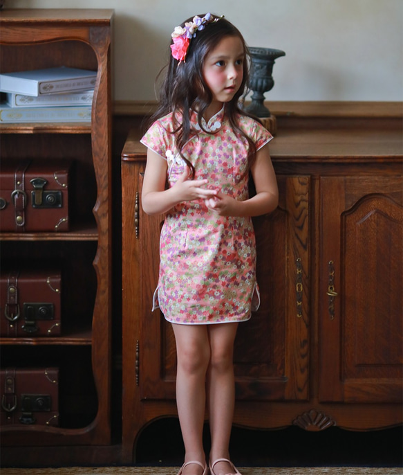 百花紅小旗袍 (2歲～5歲) 第2張的照片