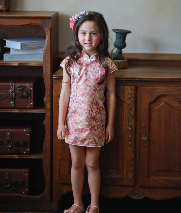 百花紅小旗袍 (2歲～5歲) 第5張的照片