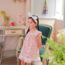 美國細支棉－粉紅蝴蝶結洋裝 2歲(90cm)～5歲(120cm） 第5張的照片