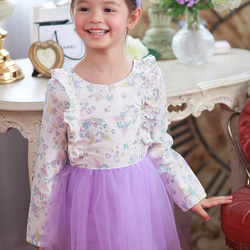 紫色小馬紗裙洋裝 2歲(90cm)～5歲(120cm） 第1張的照片