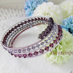 Bracelet violet 1枚目の画像