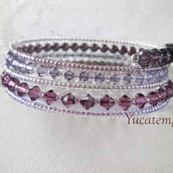 Bracelet violet 4枚目の画像