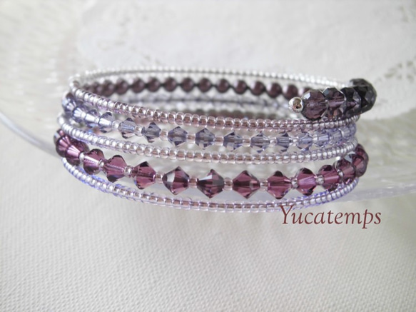 Bracelet violet 4枚目の画像