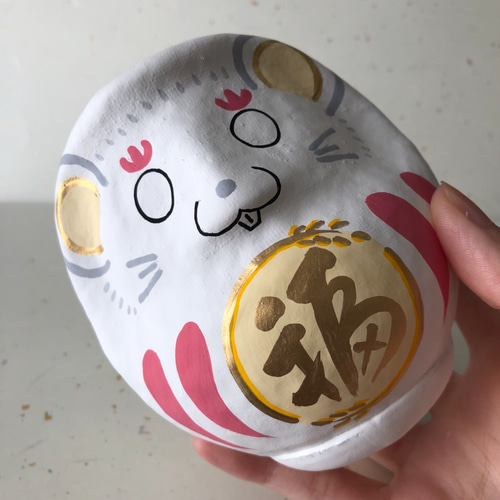 干支だるま2020 子〈ねずみ〉 その他置物 yamama 通販 8199095｜Creema