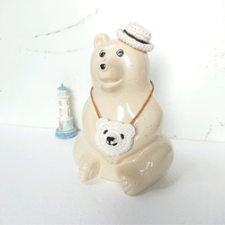 メロンソーダと麦わら帽子のセット☆しろくま貯金箱 その他インテリア