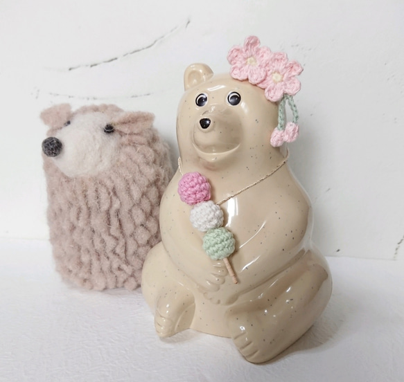 しろくま貯金箱　一輪花　3点セット しろくま貯金箱 一輪花 3点セット 【公式通販】