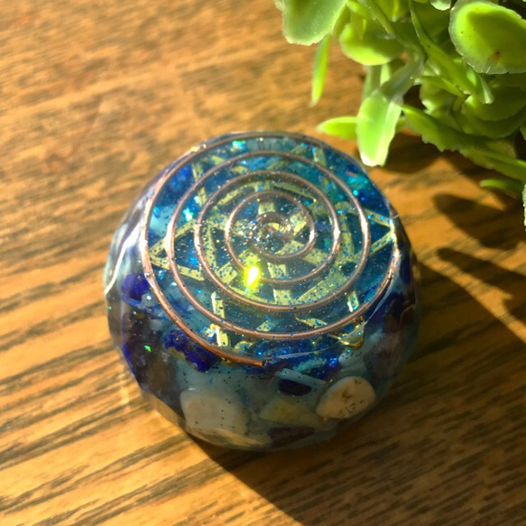 Blue☆Hexagram IN bowls☆Orgonite✩*॰ 3枚目の画像