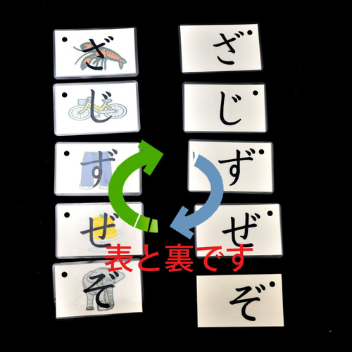ひらがなのフラッシュカード 濁音・半濁音・拗音 雑貨・その他