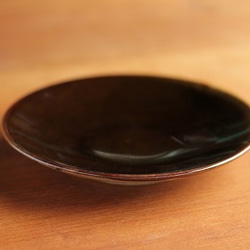 シンプルで使いやすい　益子焼コーヒーカップ＆ソーサーセット（こげ茶） 4枚目の画像