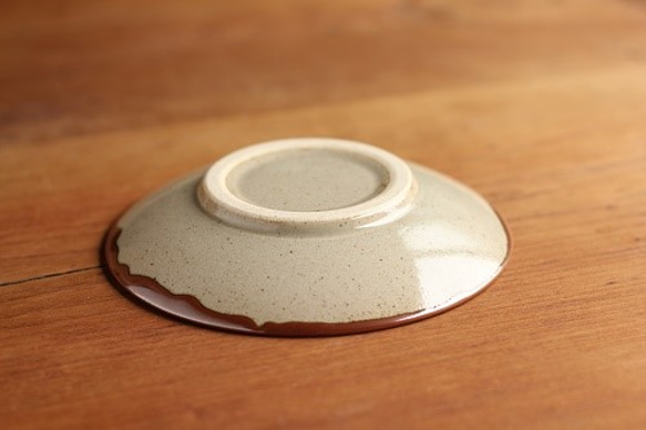 シンプルで使いやすい　益子焼コーヒーカップ＆ソーサーセット（茶） 5枚目の画像