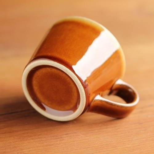 シンプルで使いやすい 益子焼コーヒーカップ＆ソーサーセット