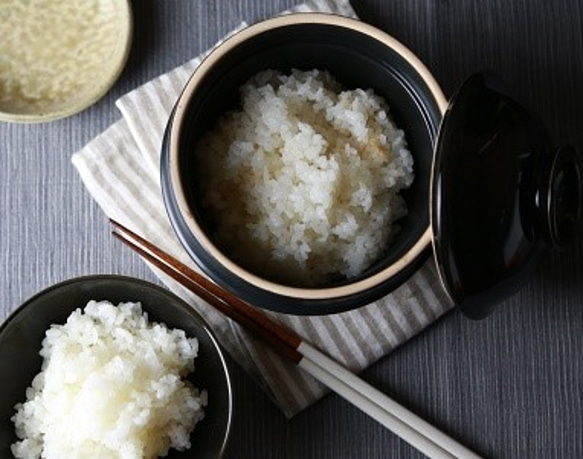 美味しいご飯が手軽に炊ける益子焼の一合土釜　kamacco（白） 9枚目の画像
