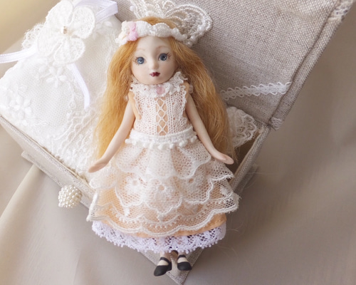 ビスクドールの小さな女の子 《リア》1 その他人形 Sachi Dolly