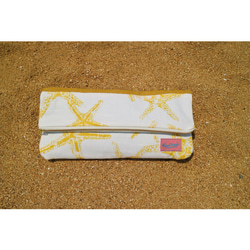 Zipper type clutchbag starfish/yellow 2枚目の画像