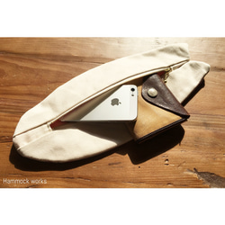 SURFBOARD CLUTCH "vintage red stripe" 4枚目の画像