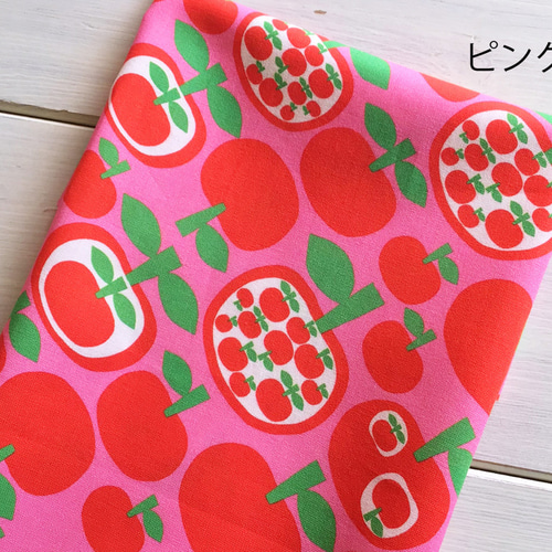 りんごページです♡ 予約販売】#71ファンキーリンゴ /生地 リンゴ ポップ 生地 257