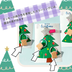 クリスマス ギフト☆こどもヘアゴム 2個 ＆ 星クリップのセット 8枚目の画像
