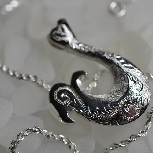 送料無料☆ハワイアンジュエリー/幸運を釣りあげるフィッシュフック