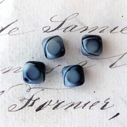 Glass Beads 約9mm [BE-189]＊4個＊Vintage＊ 2枚目の画像