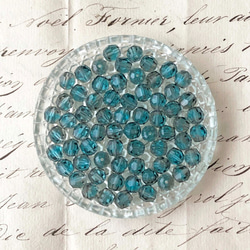 Glass Beads 約7mm [BE-196]＊6個＊Vintage＊ 5枚目の画像