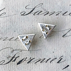 Rose Montee Triangle 約9mm×10mm [SO-133]＊2個＊Vintage＊ 5枚目の画像