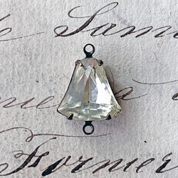 Glass Pendants Bell 約18mm×13mm [PDT-648]＊1個＊Vintage＊ 2枚目の画像