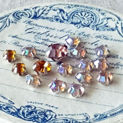 Rose Montee Assortment Peach & Topaz [SO-076]＊Vintage 2枚目の画像