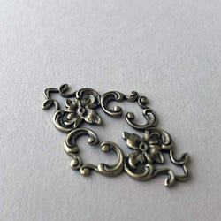 Floral Filigree 約36mm×23mm [FIN-033]＊1個＊ 4枚目の画像