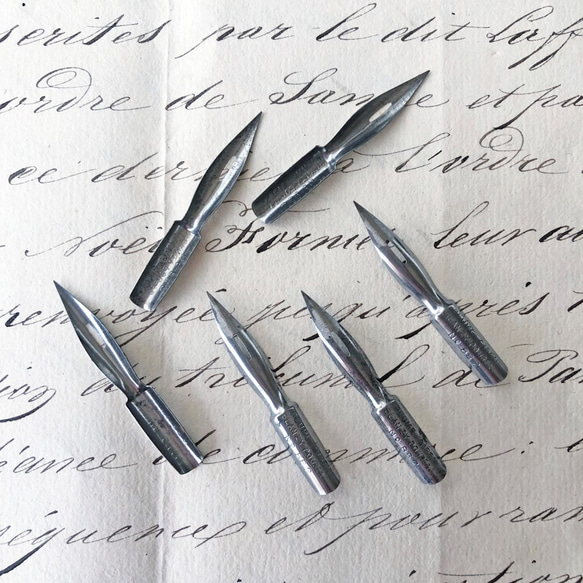 French Nibs 約43mm×6mm [NIB013]＊6個＊Vintage＊ ペン・筆記用具 Lyrique 通販｜Creema