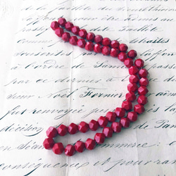 Vintage glass Beads 約8mm [BE-022]＊1-Strand/50個＊ 4枚目の画像