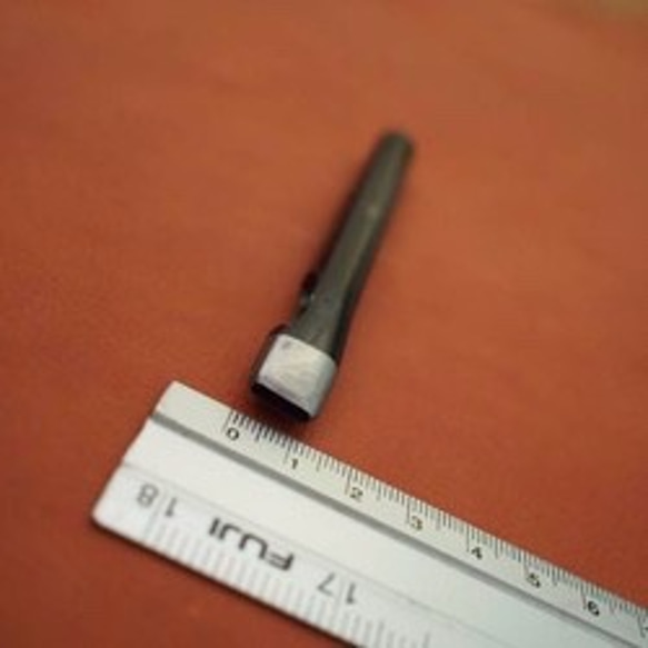 PB10.15 特注☆美錠抜き楕円形ポンチ幅10×1.5mm革レザークラフト道具 3枚目の画像