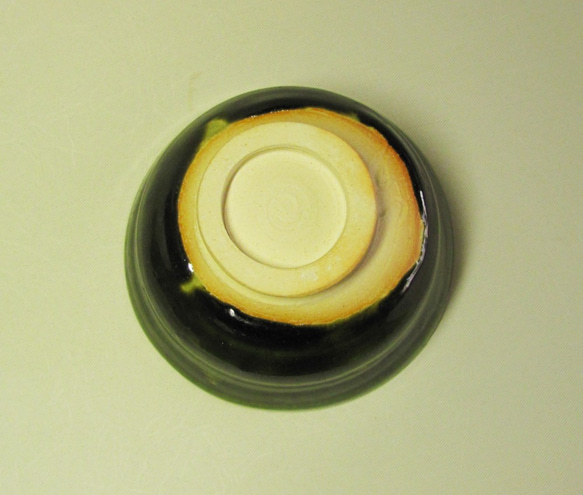 総織部ご飯茶碗　CR-2　陶器/食器/茶碗/ご飯茶碗/織部 3枚目の画像