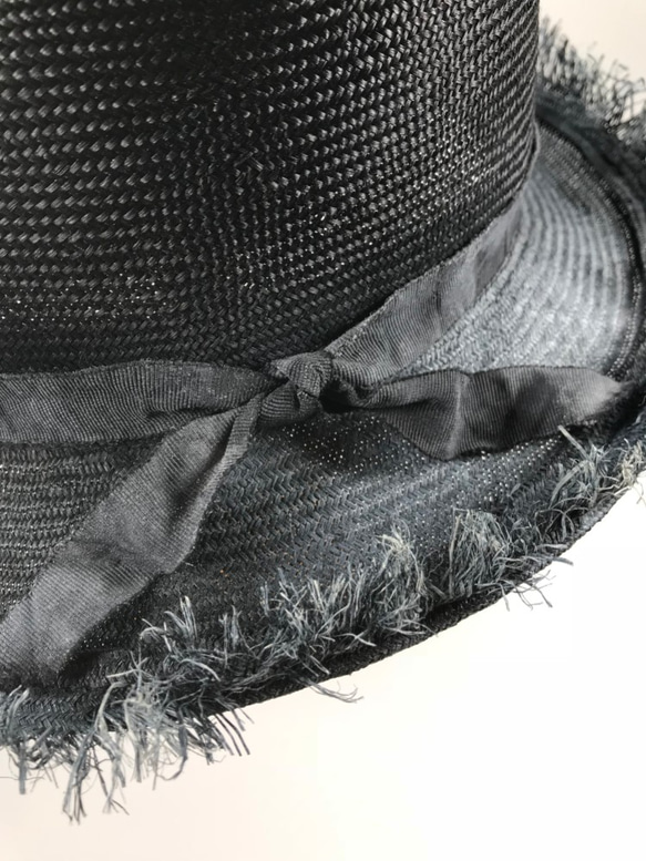 【三角帽】黑色Sisole裂帽 第2張的照片
